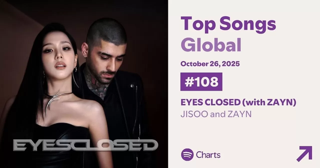 JISOO ve Zayn Malik Düeti, Spotify Global Listesinde Yer Aldı