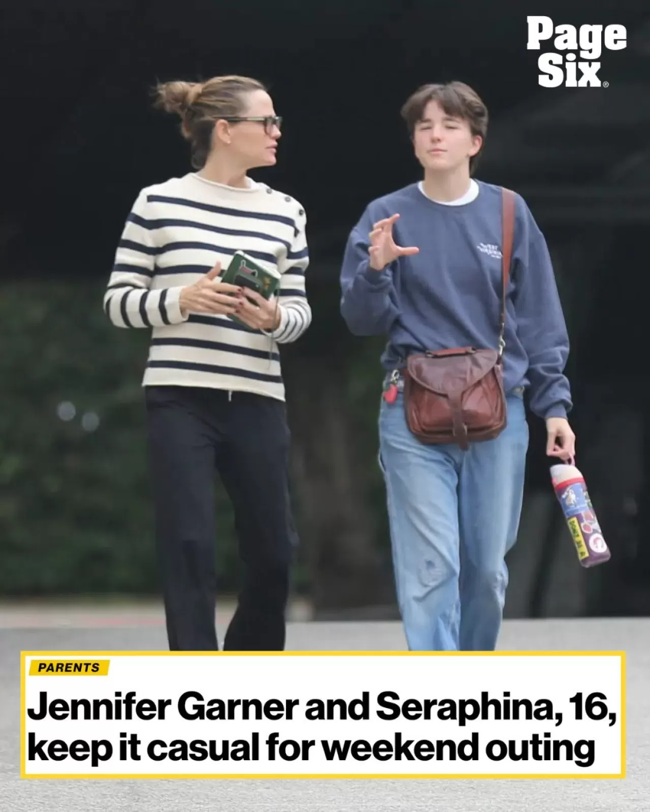 Jennifer Garner ve Kızı Seraphina Los Angeles'ta Görüntülendi