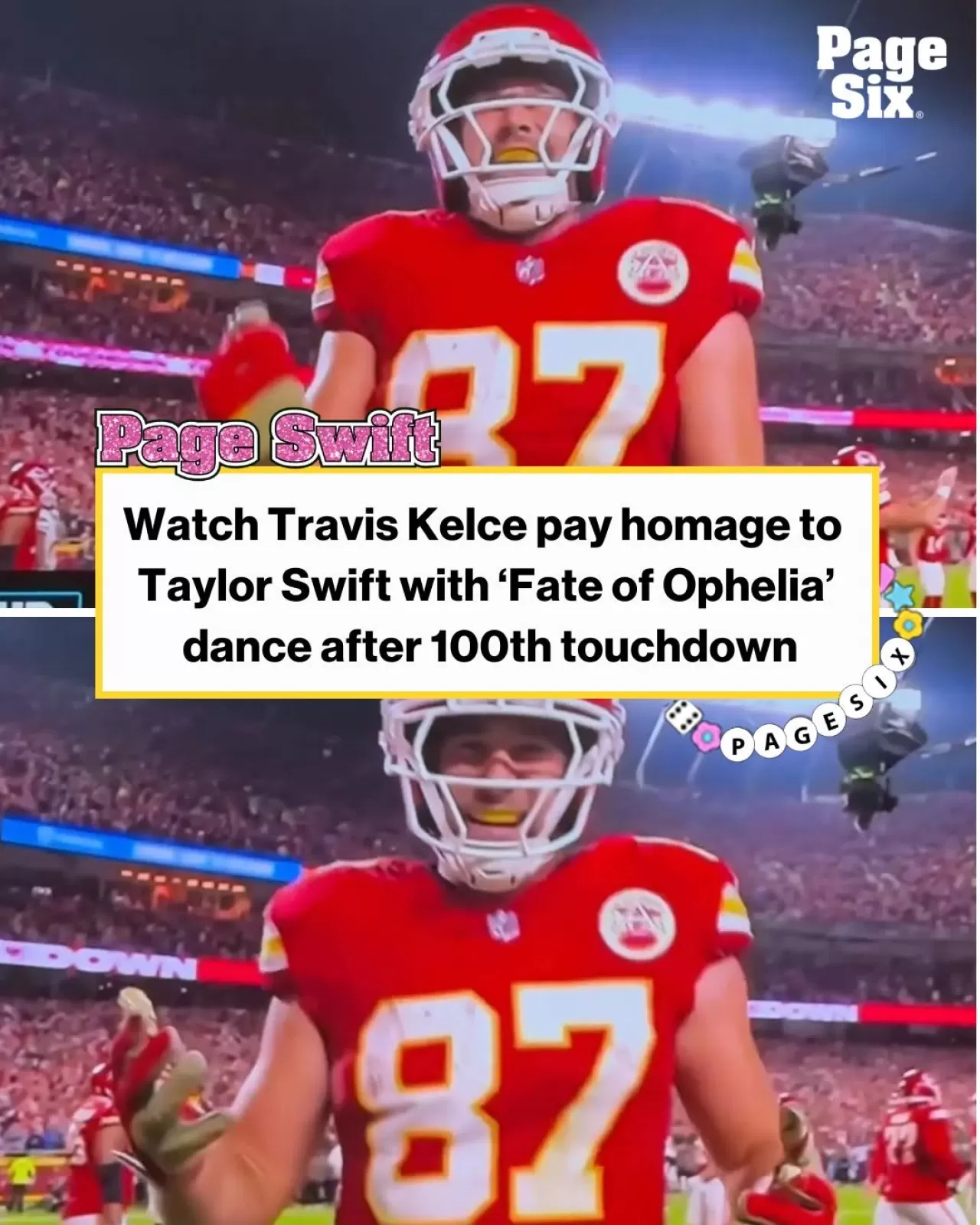 Travis Kelce, Tarihi Golünü Taylor Swift'in Dans Hareketleriyle Kutladı
