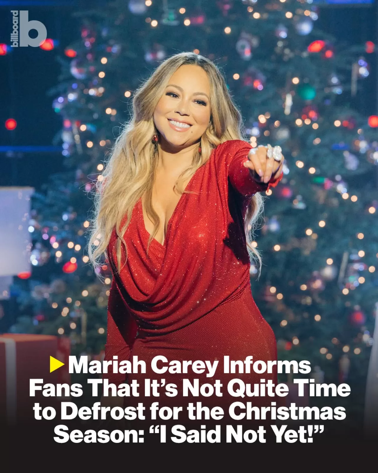 Mariah Carey'den Erken Noel Kutlamalarına Mizahi Uyarı