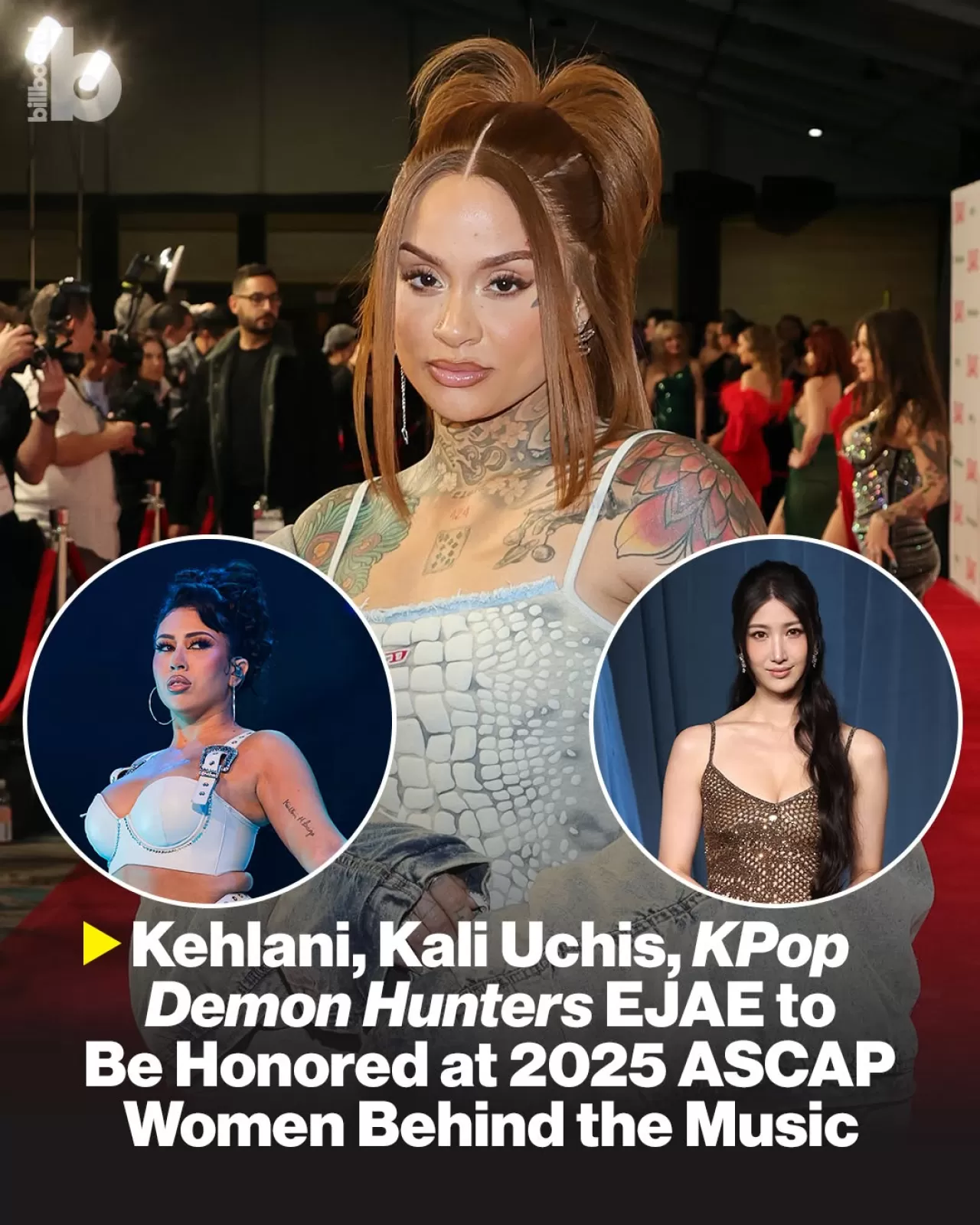 Kali Uchis, Kehlani ve EJAE, ASCAP'ın