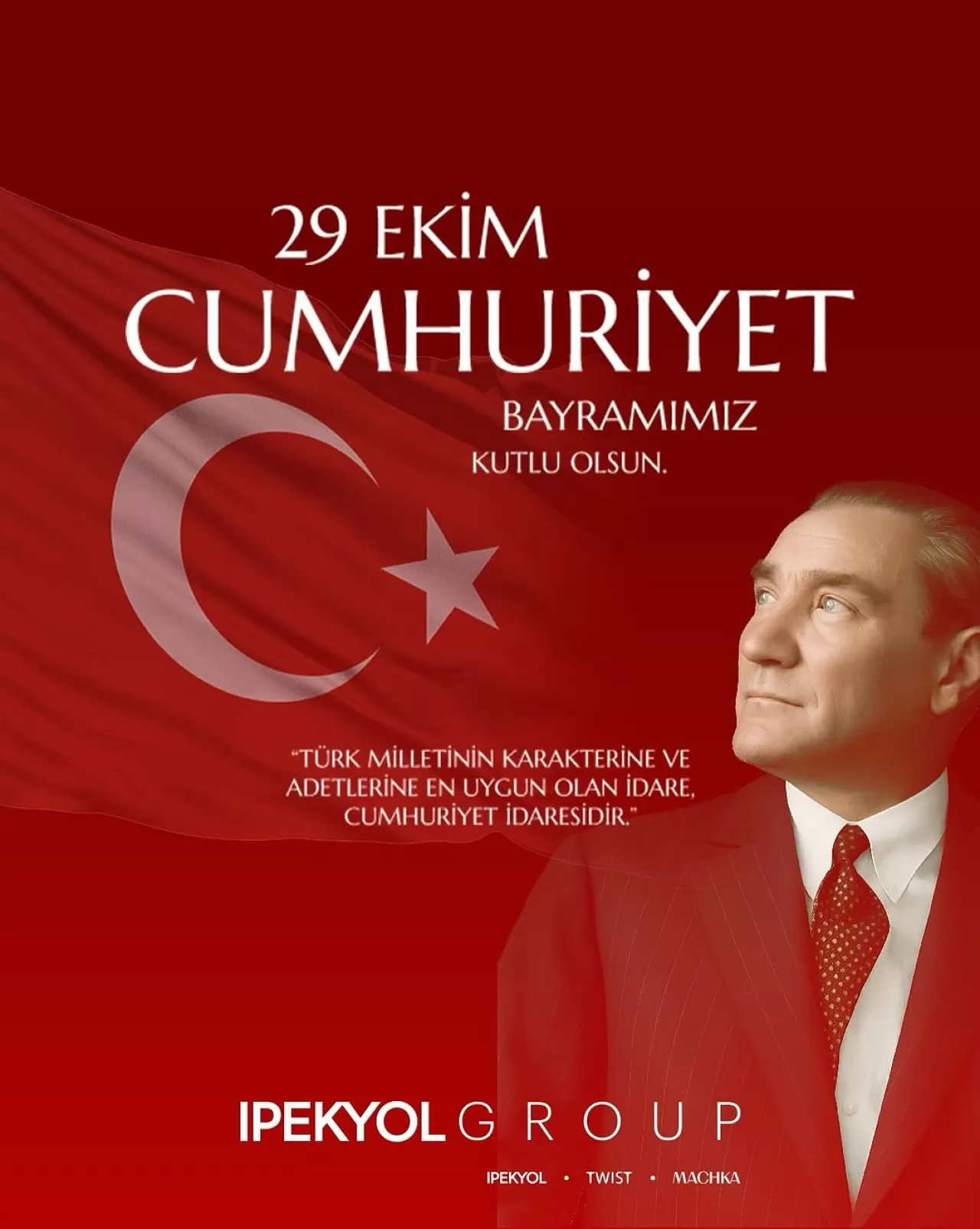 Türkiye Cumhuriyeti'nin Kuruluşunun 102. Yılı Kutlandı