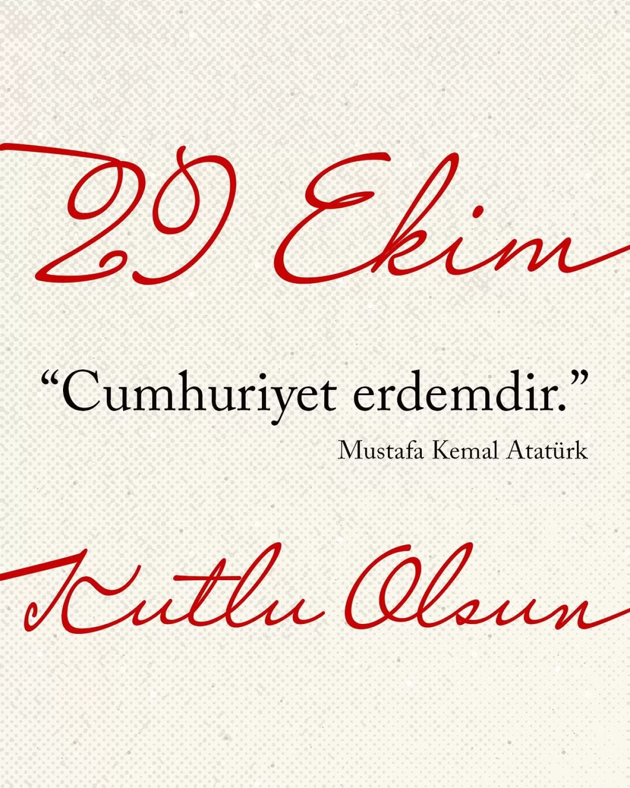 Selçuk Yöntem'den 29 Ekim Cumhuriyet Bayramı Mesajı