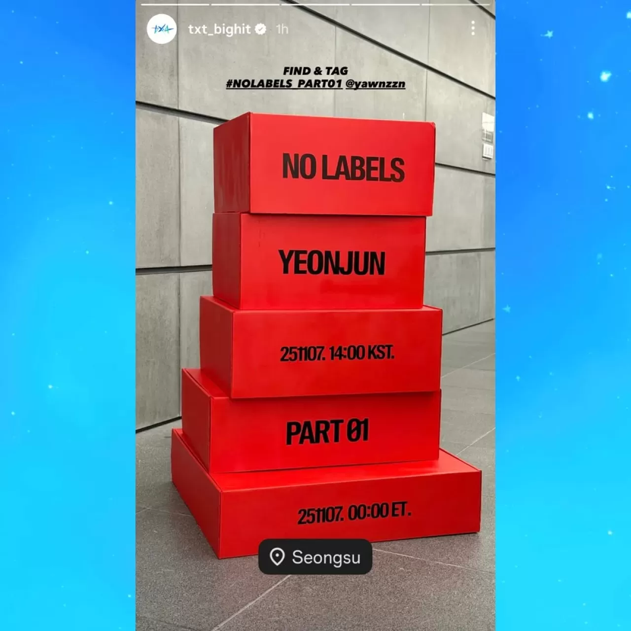 TOMORROW X TOGETHER Üyesi Yeonjun, Sosyal Medya Üzerinden Grubunun İsmini Vurguladı