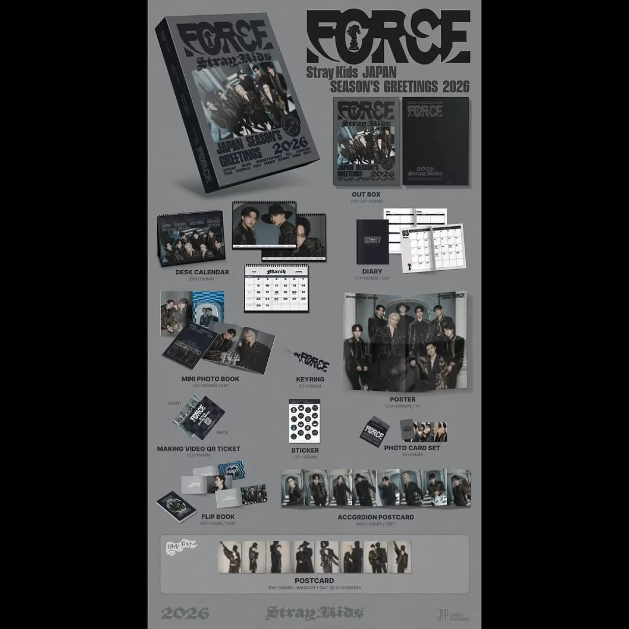 Stray Kids'ten 2026 Yılına Özel Japonya Sezon Temalı Ürün: 'FORCE'