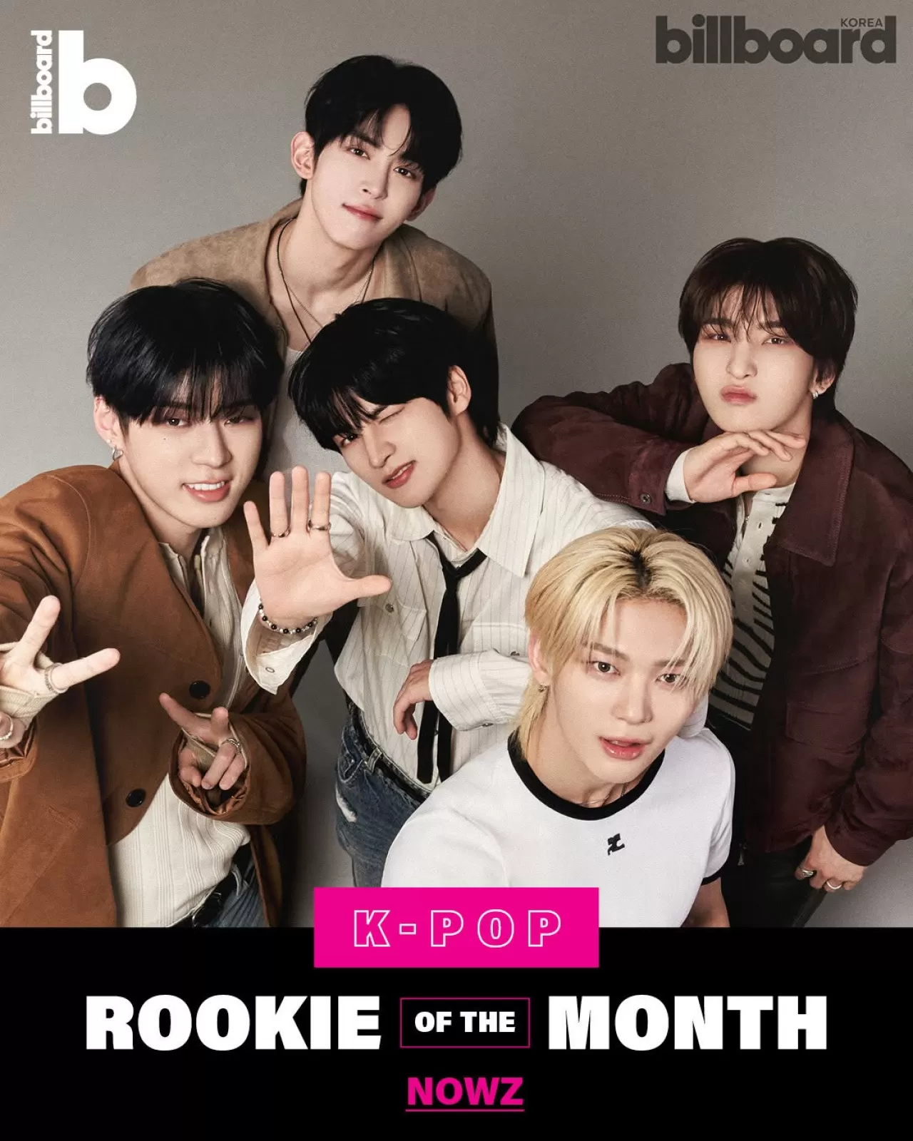 NOWZ, Billboard'un Ekim Ayı K-Pop Çaylağı Seçildi