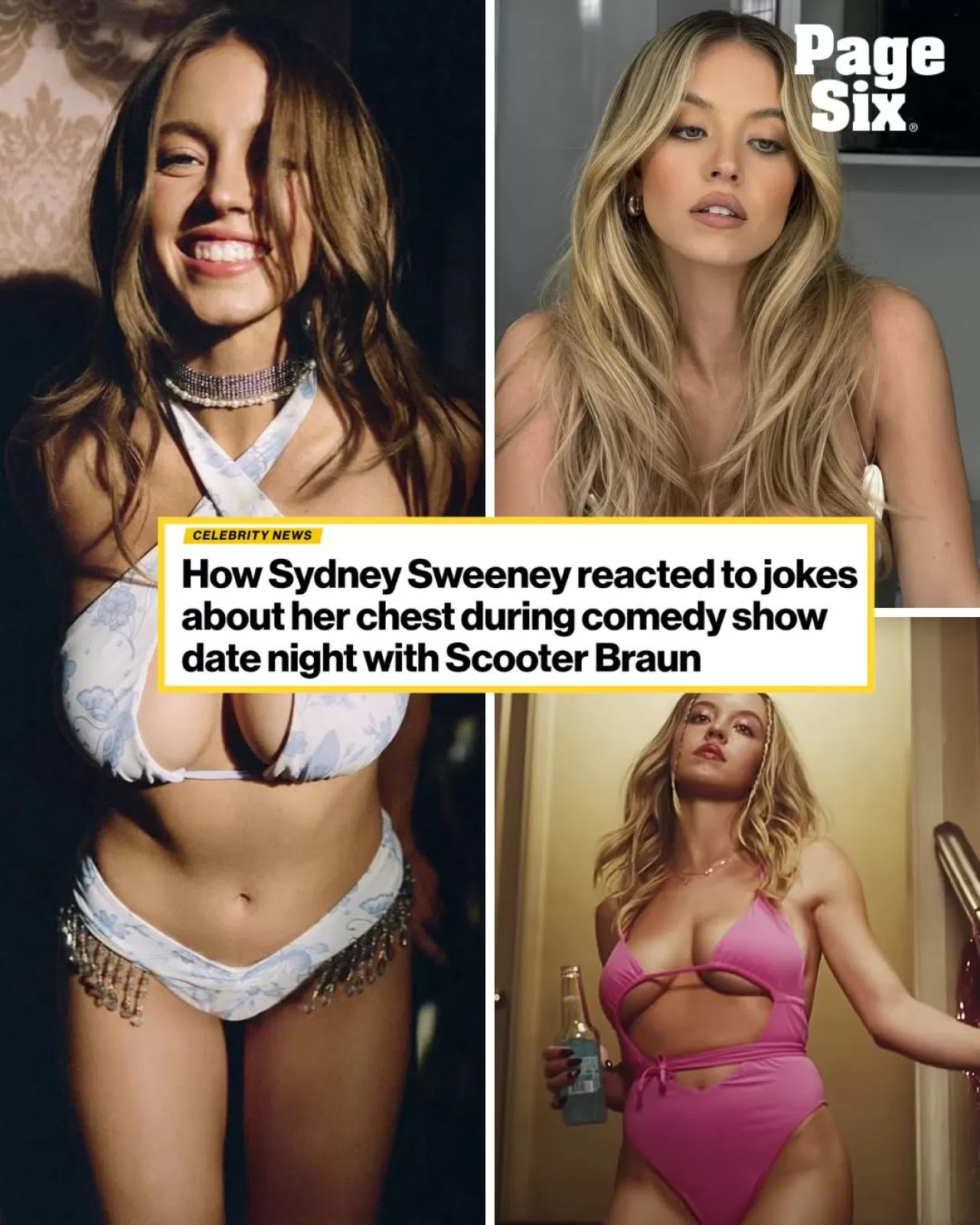 Sydney Sweeney, Komedi Kulübünde Yapılan Şakalara Gülümsemeyle Karşılık Verdi