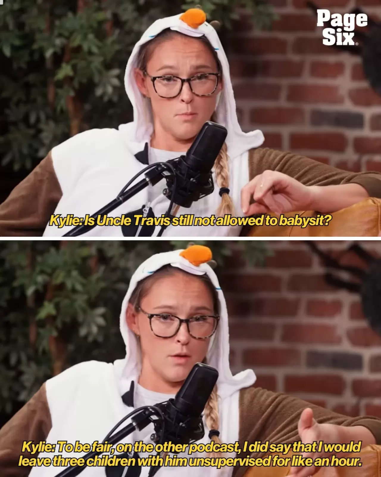 Kylie Kelce, Travis Kelce'nin Yeğenlerine Bir Saatlik Bakıcılık İzni Verdi